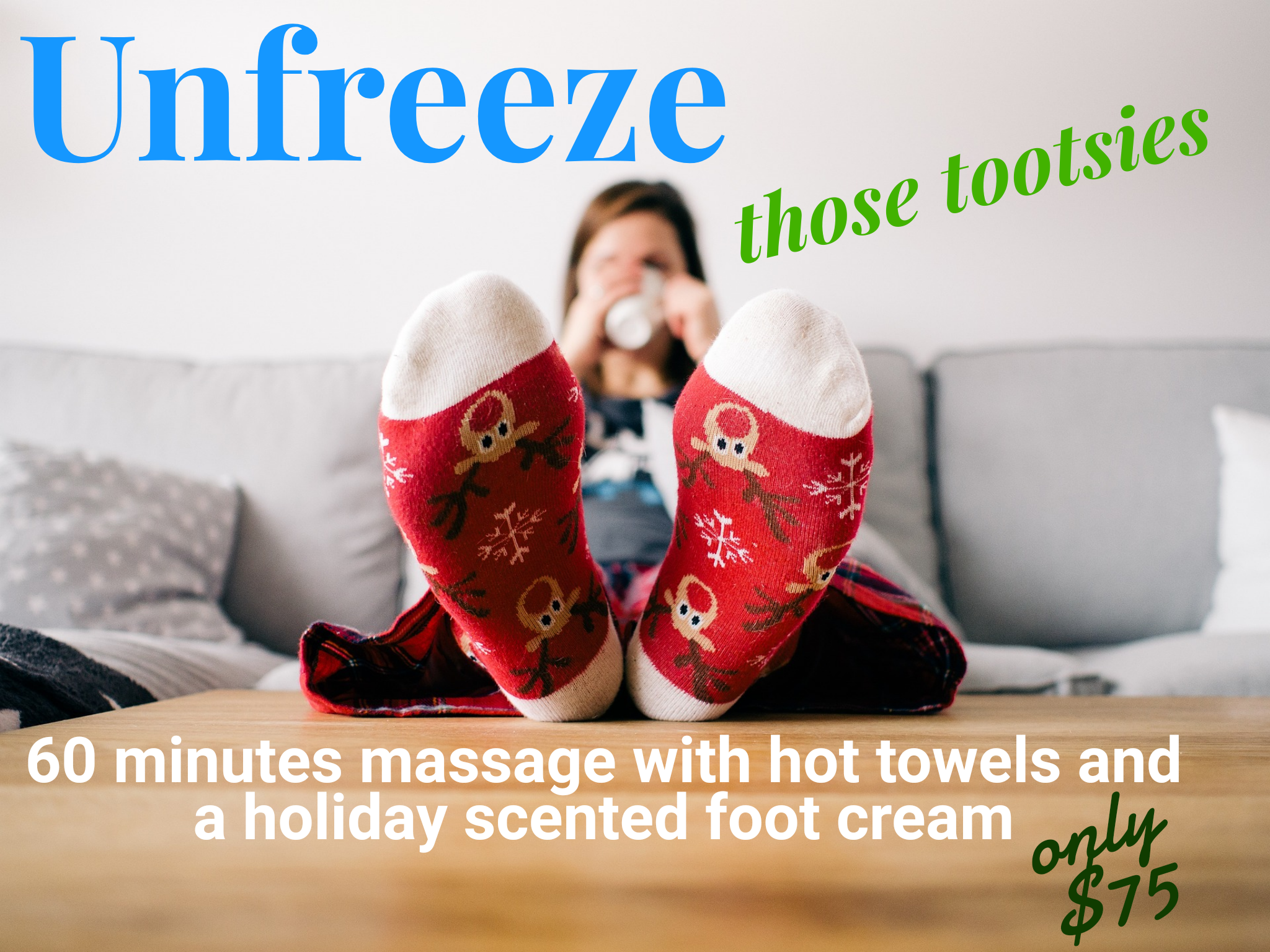60 minute massage with hot towels only $75